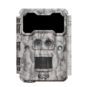 Alpha Cam Dual Lens trail camera front view